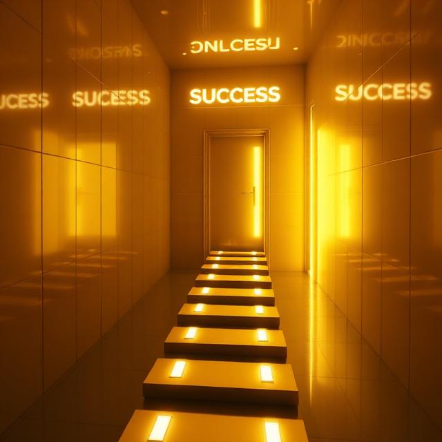 Steps to success and patience